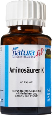 naturafit Aminosäuren K  60 St Kapseln