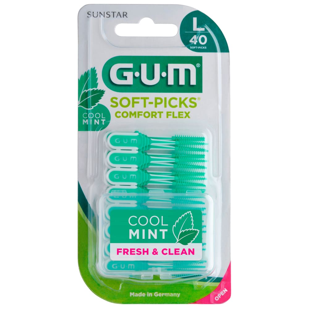GUM SOFT-PICKS COMFORT FLEX L COOL MINT 40 St