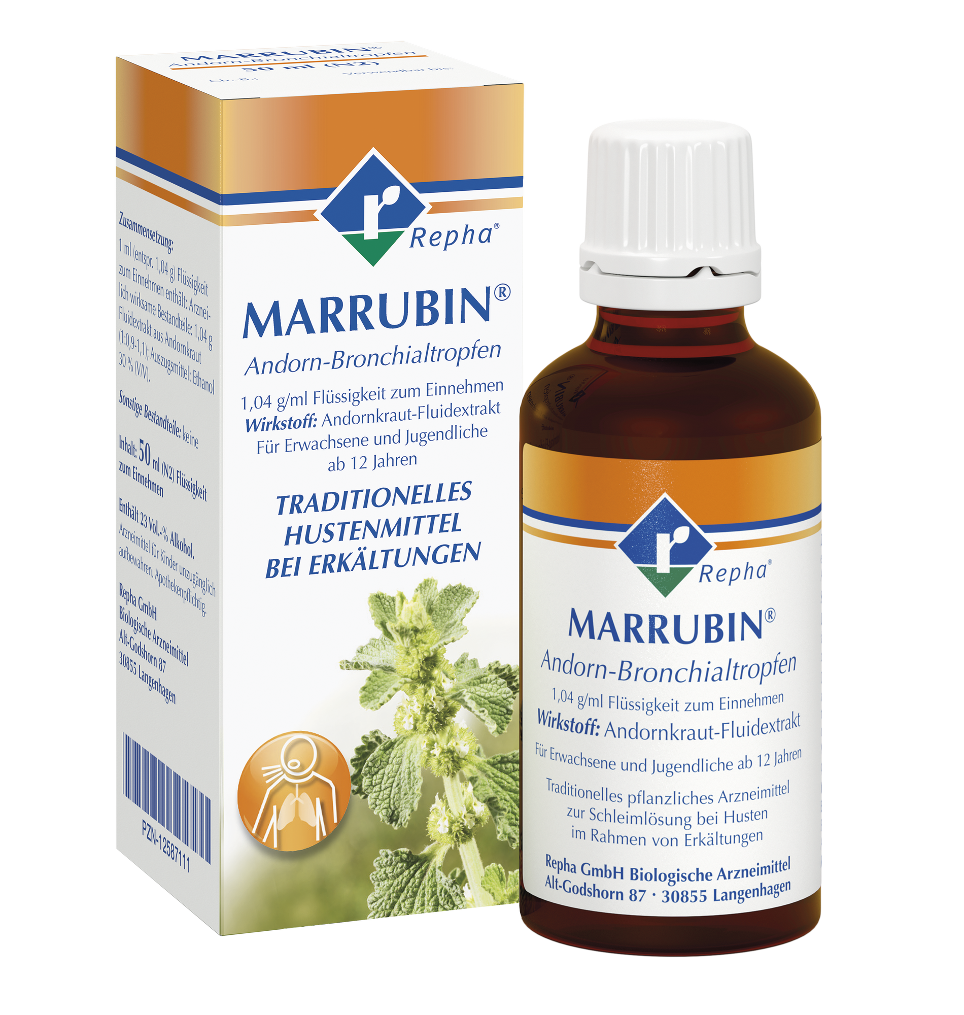 MARRUBIN Andorn-Bronchialtropfen 50 ml Tropfen