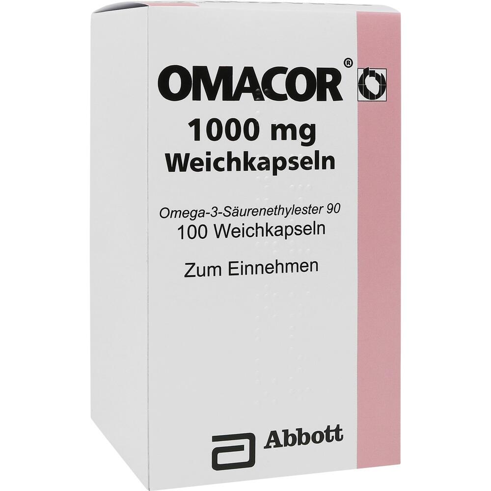 Omacor 1000mg 100 St Weichkapseln