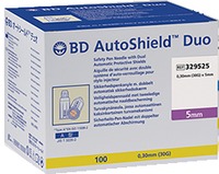 BD AUTOSHIELD Duo Sicherheits Pen Nadel 5 mm 100 St Kanüle