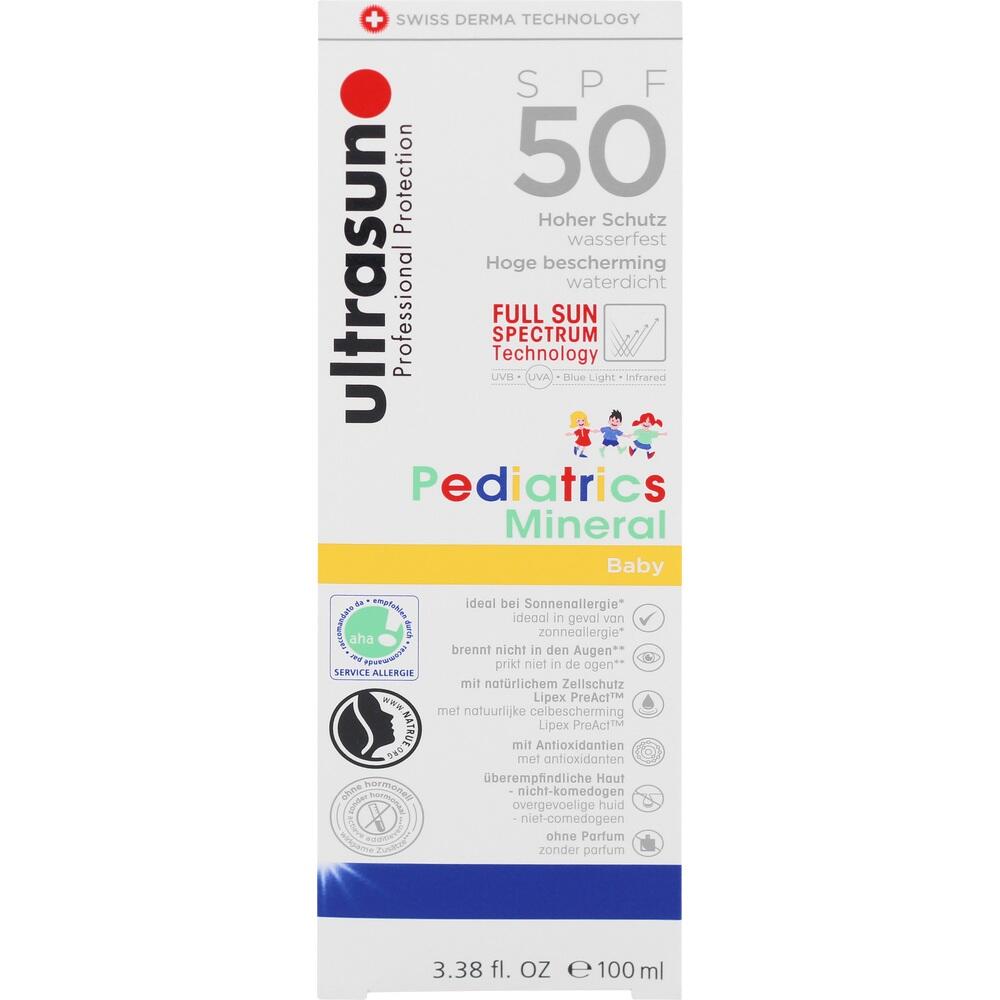 ultrasun Pediatrics Mineral SPF 50 100 ml Gel