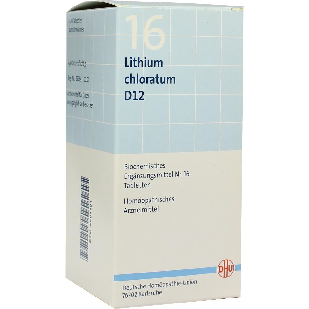 DHU Schüssler-Salz Nr. 16 Lithium chloratum D 1 420 St Tabletten