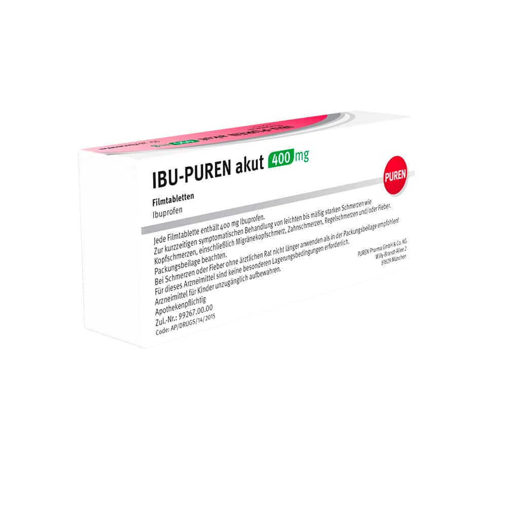 IBU-PUREN akut 400mg  20 St Filmtabletten