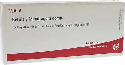 Betula/Mandragora comp. 10X1 ml Ampullen