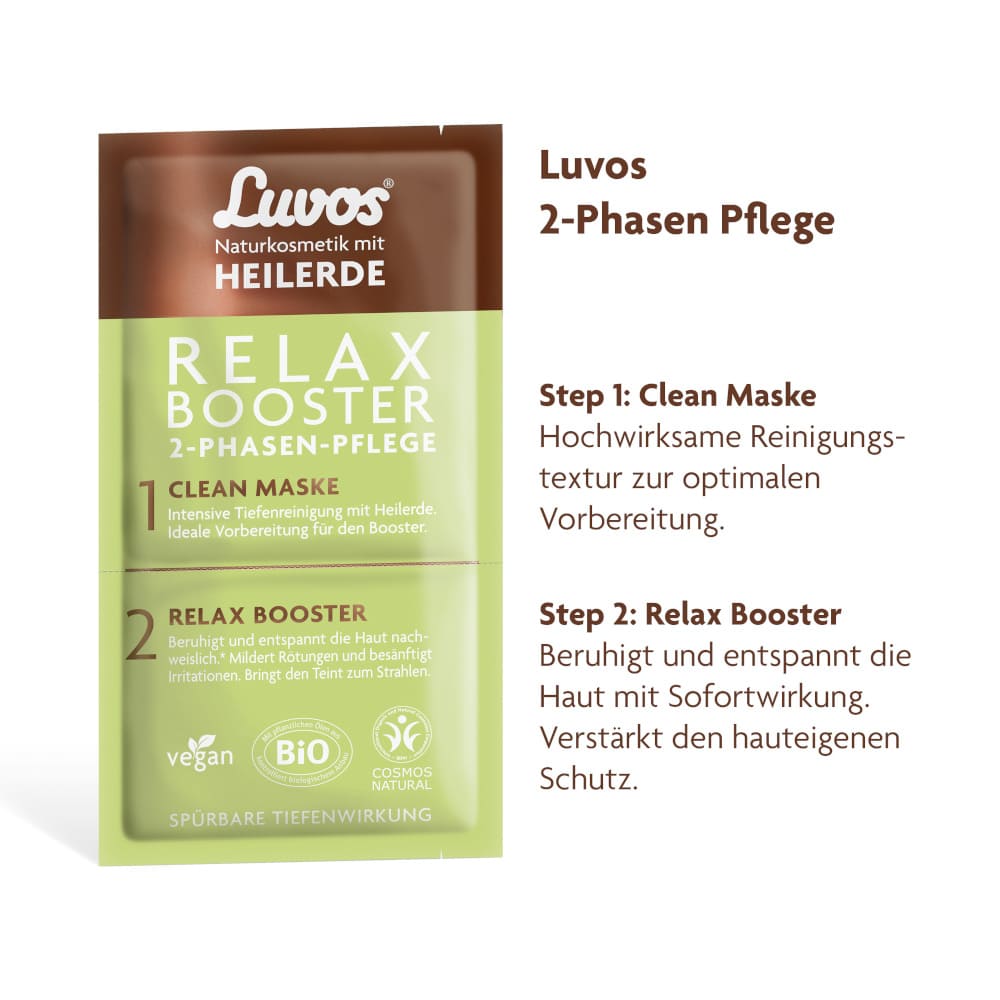 Luvos HEILERDE RELAX BOOSTER 1 Packung Gesichtsmaske