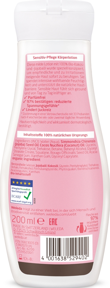Weleda Sensitiv-Pflege Körperlotion 200 ml Lotion