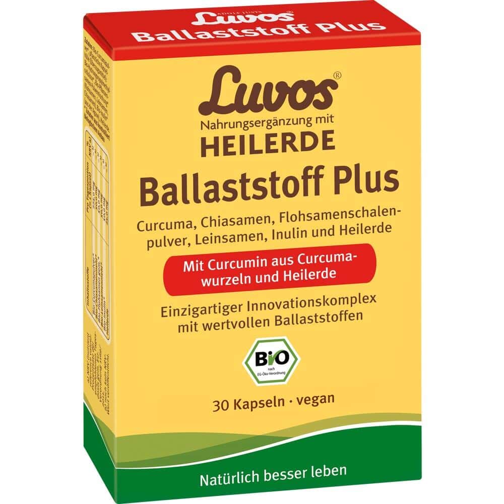 Luvos HEILERDE Ballaststoff Plus  30 St Kapseln