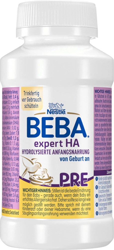 Nestlé BEBA expert HA PRE  8X200 ml Flüssigkeit