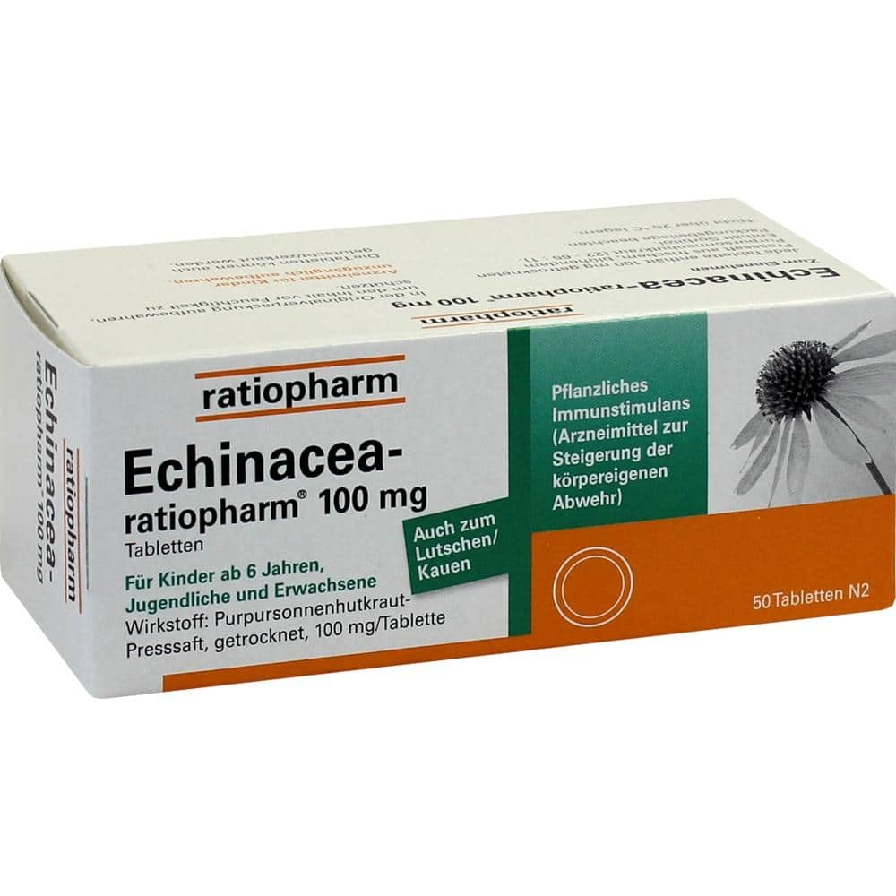 Echinacea-ratiopharm 100mg 50 St Tabletten