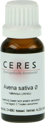 CERES Avena sativa Urtinktur 20 ml Tropfen
