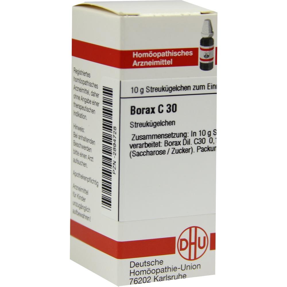 BORAX C 30 Globuli 10 g Globuli