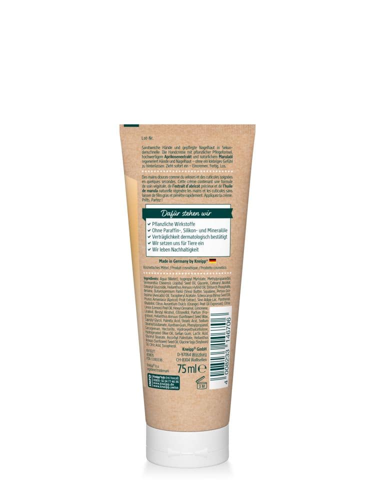 Kneipp Sekunden-HANDCREME+Nagelpflege 75 ml Creme