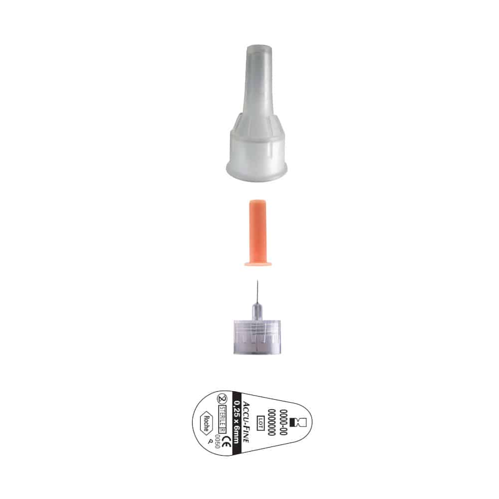 ACCU FINE sterile Nadeln f.Insulinpens 8 mm 31 G 100 St Kanüle