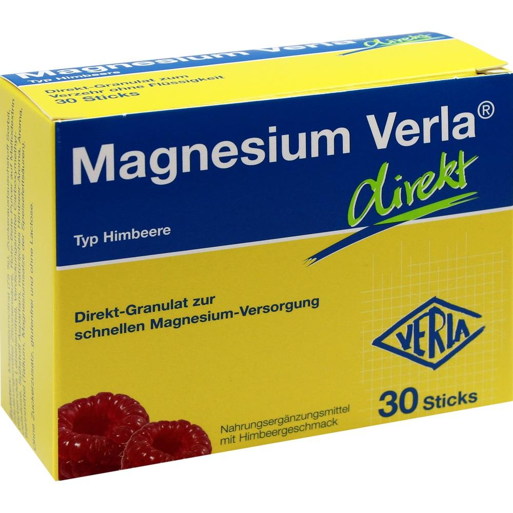 Magnesium Verla direkt Himbeergeschmack 30 St Granulat