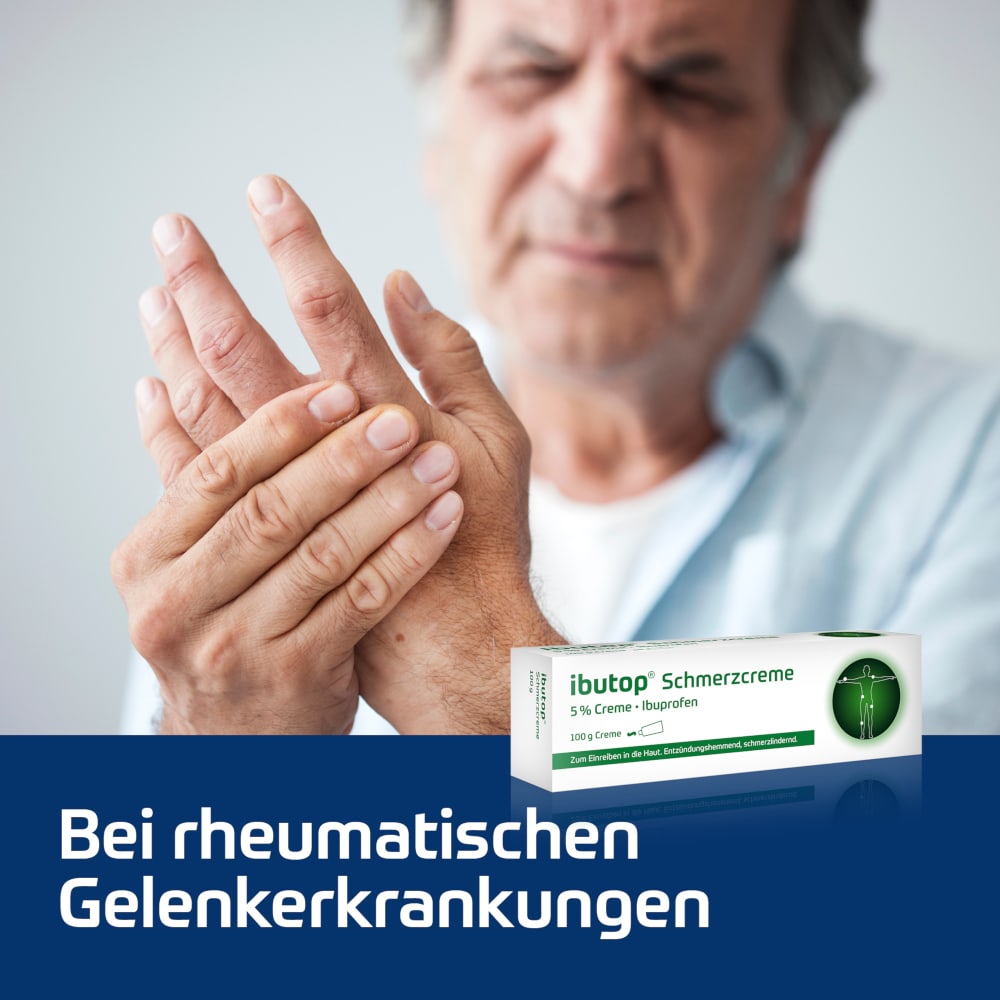 ibutop Schmerzcreme 5% Creme bei entzündlich-rheumatischen Erkrankungen und chronischen Gelenk- und Muskelschmerzen 50 g Creme