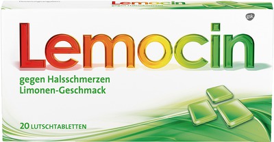 Lemocin gegen Halsschmerzen Limone 20 St Lutschtabletten