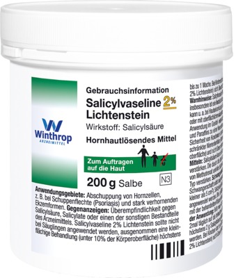 Salicylvaseline 10% Lichtenstein 200 g Salbe