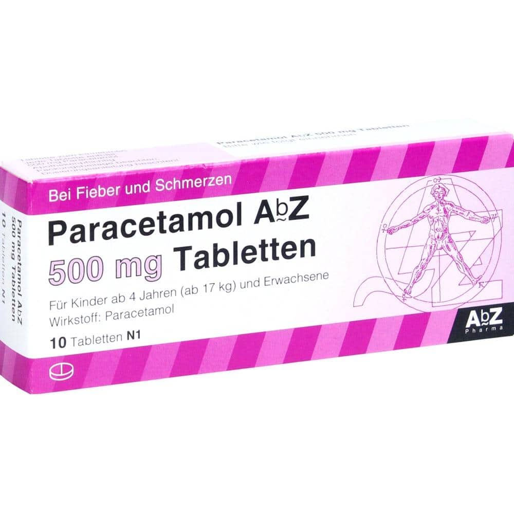 Paracetamol AbZ 500mg 10 St Tabletten