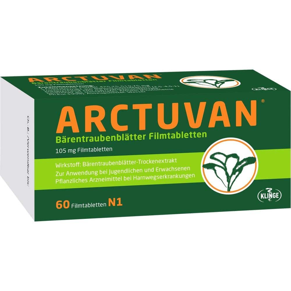 ARCTUVAN Bärentraubenblätter 60 St Filmtabletten