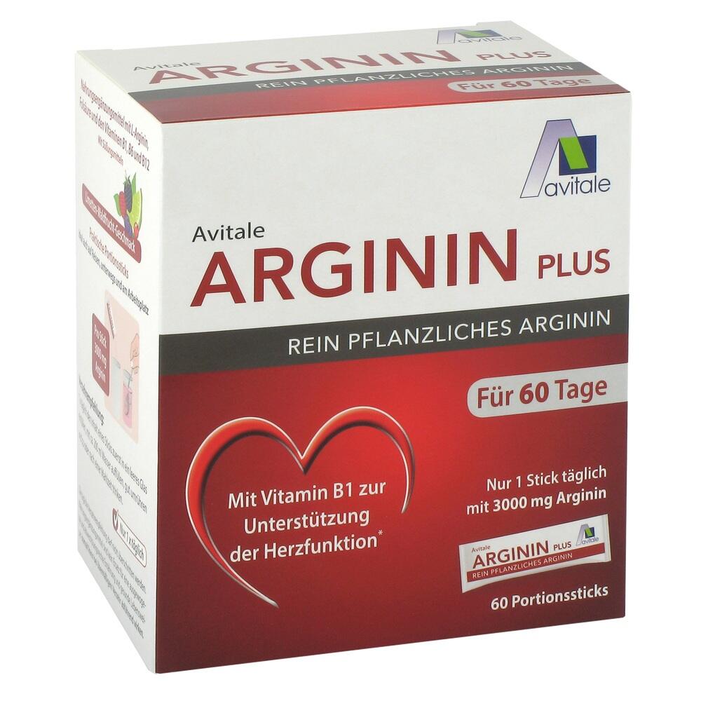 Avitale ARGININ Plus mit Vitamin B1 60X5.9 g Pulver
