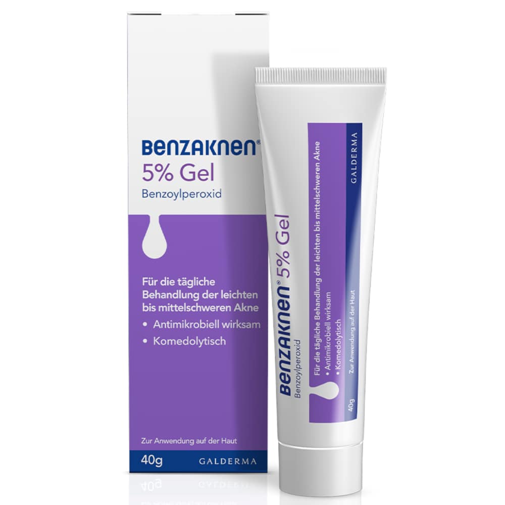Benzaknen 5% 40 g Gel