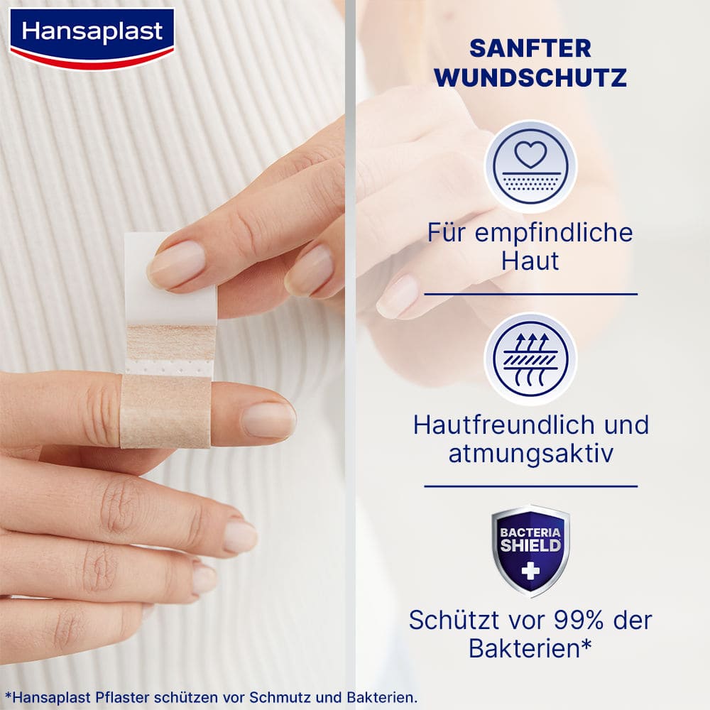 Hansaplast SOFT Pflaster 4 cm x 5m 1 St Pflaster