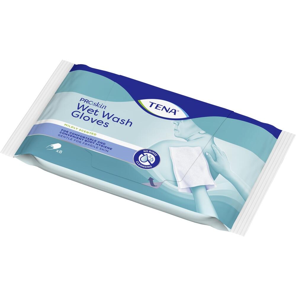 TENA PROskin Wet Wash Gloves 8 St