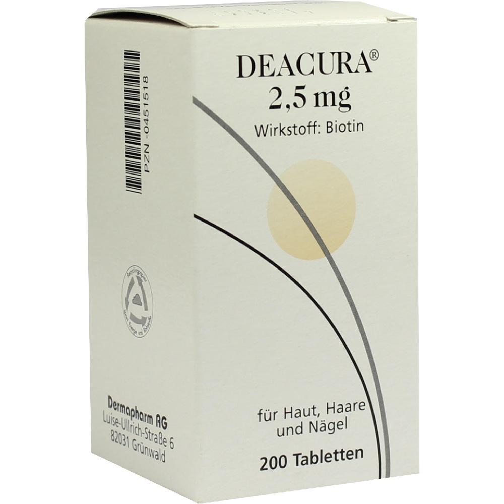 DEACURA 2,5 mg Tabletten 200 St Tabletten