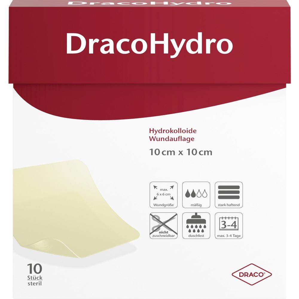 DRACOHYDRO Hydrokoll.Wundauflage 10x10 cm 10 St Verband