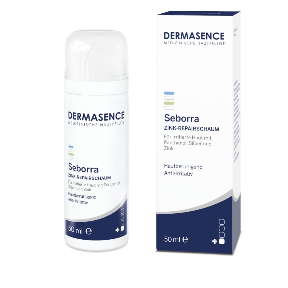 DERMASENCE Seborra ZINK-REPAIRSCHAUM 50 ml Schaum