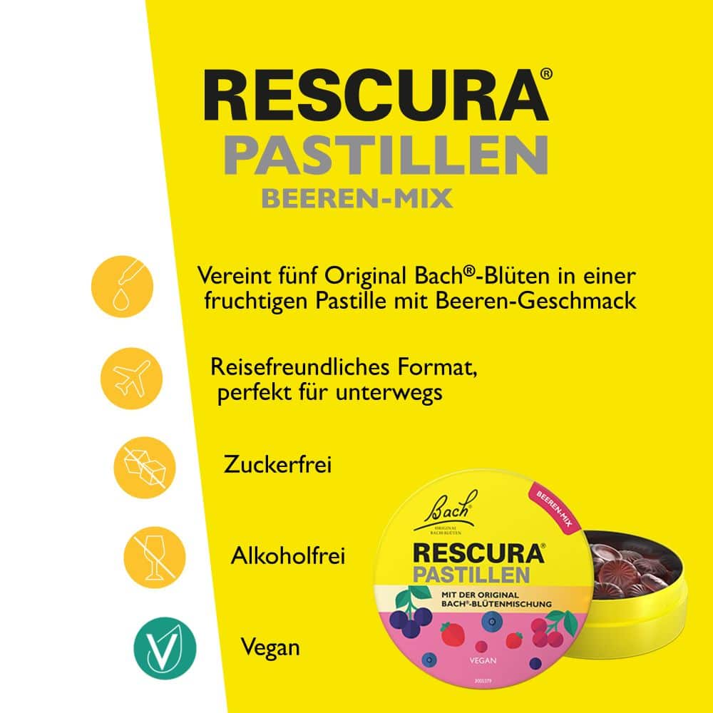 Bach RESCURA PASTILLEN Beeren-Mix 50 g Pastillen