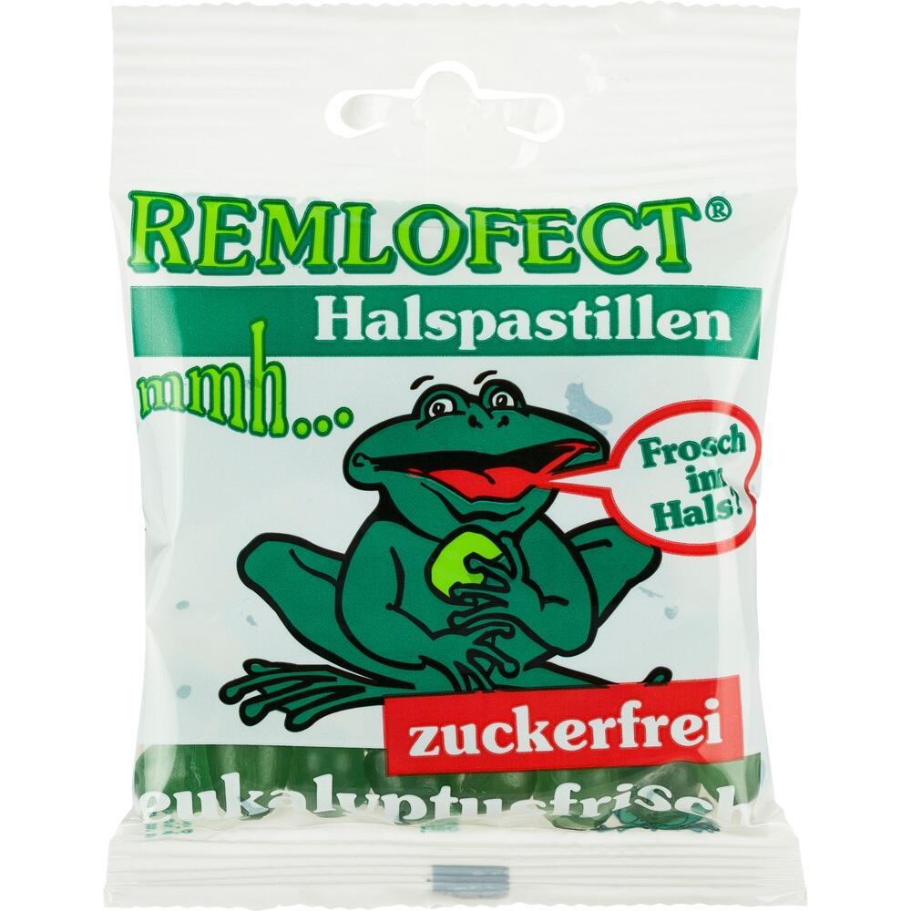 REMLOFECT Halspastillen zuckerfrei eukalyptusfrisch  50 g Pastillen