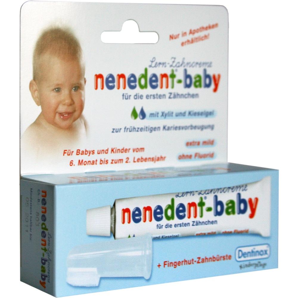 NENEDENT Baby Zahnpflege Set 20 ml Zahnpasta