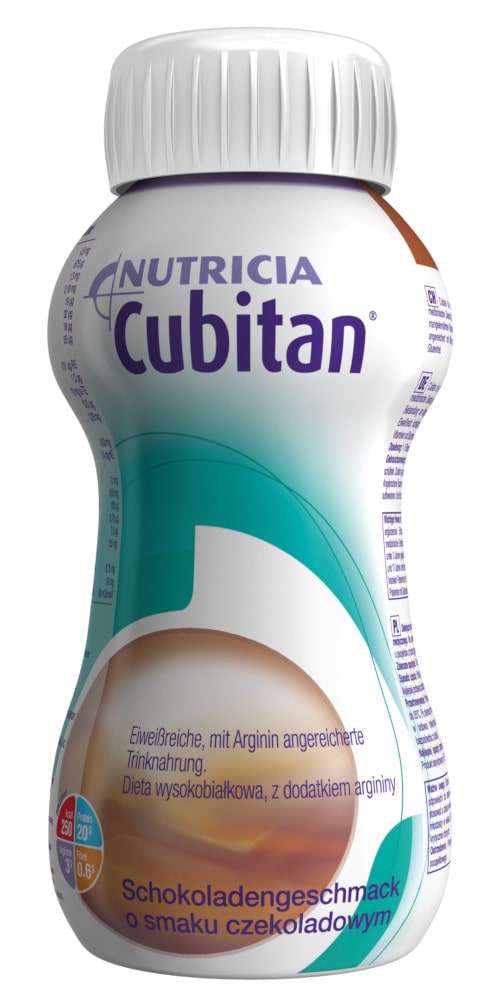 NUTRICIA Cubitan Schokoladengeschmack  4X200 ml Flüssigkeit