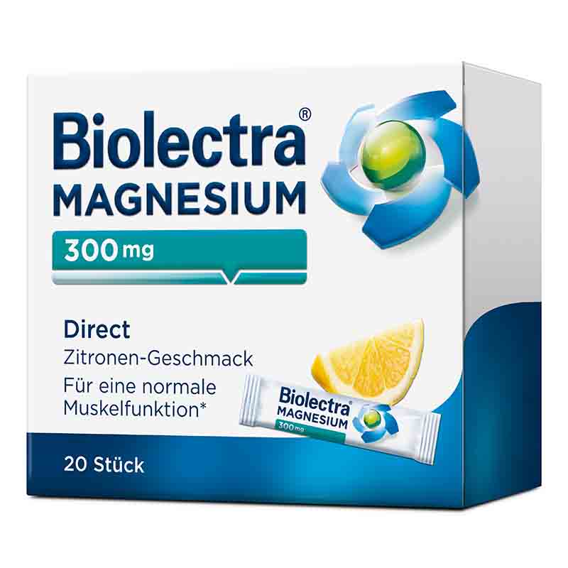 Biolectra MAGNESIUM 300mg Direct 20 St Pellets