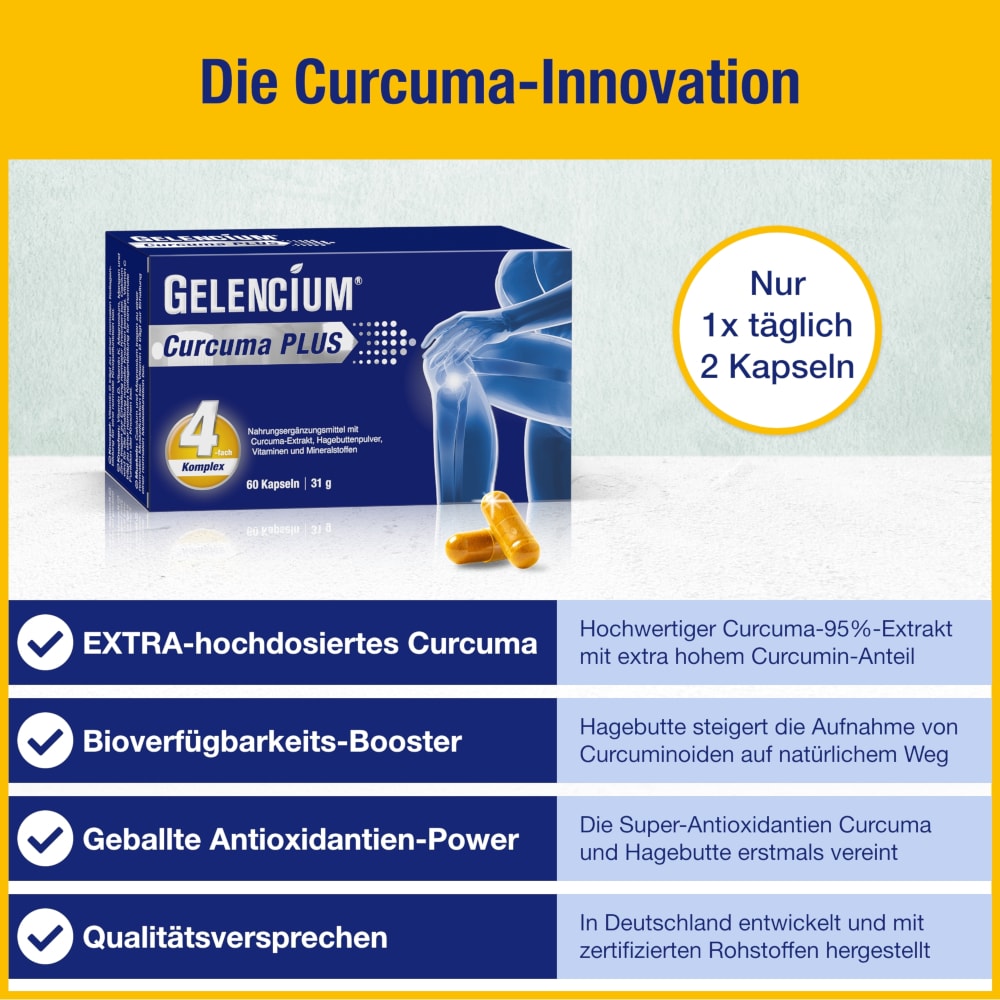 GELENCIUM Curcuma PLUS 60 St Kapseln