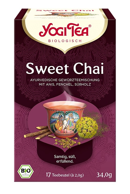 YOGI TEA Sweet Chai Bio Filterbeutel 17X2.0 g Filterbeutel