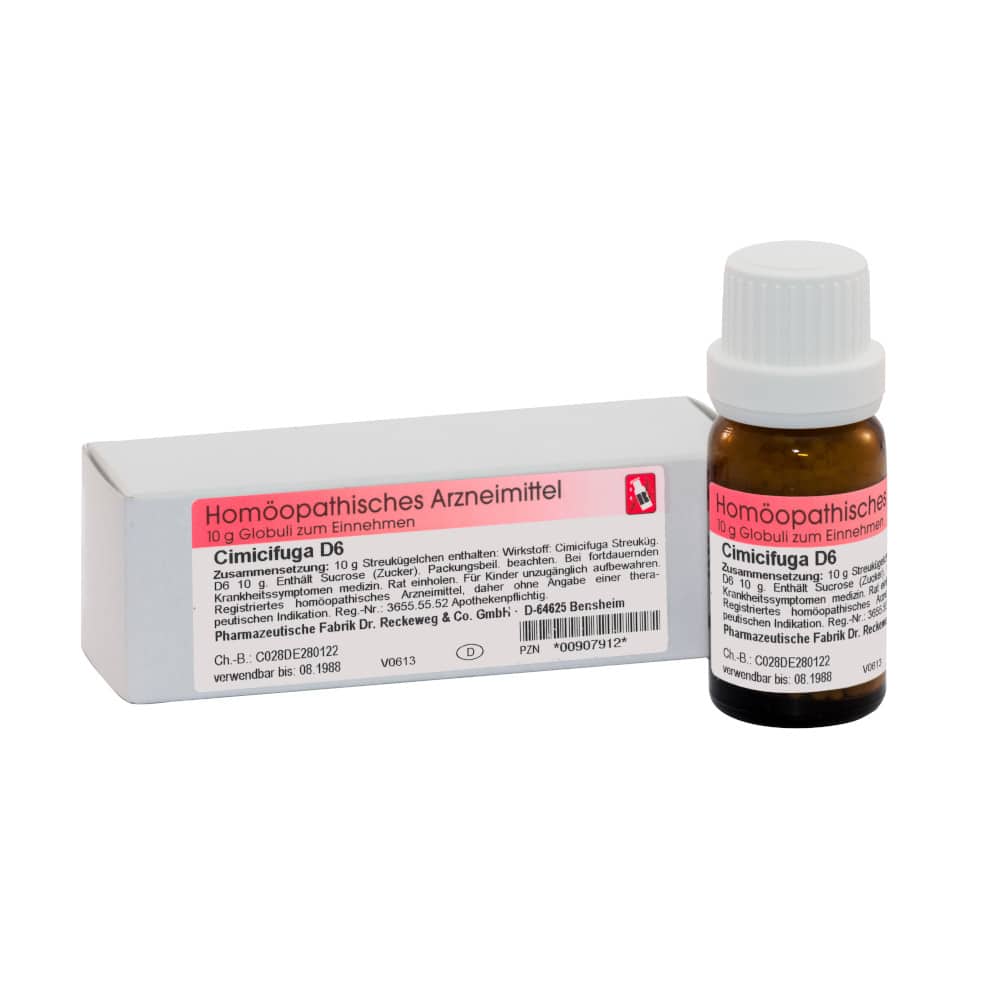 CIMICIFUGA D 6 Globuli 10 g Globuli