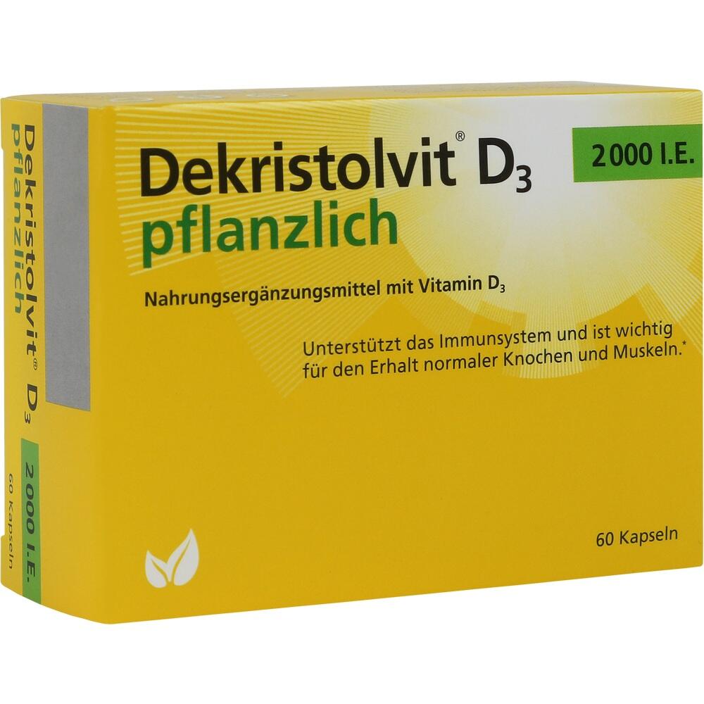 Dekristolvit D3 2000.I.E. pflanzlich 60 St Kapseln