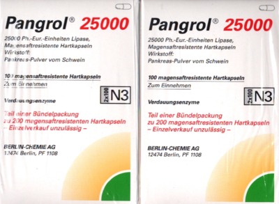 Pangrol 25000 200 St Hartkapseln mit magensaftresistent überzogenen Pellets
