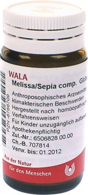 WALA Melissa/Sepia comp. Globuli 20 g Globuli