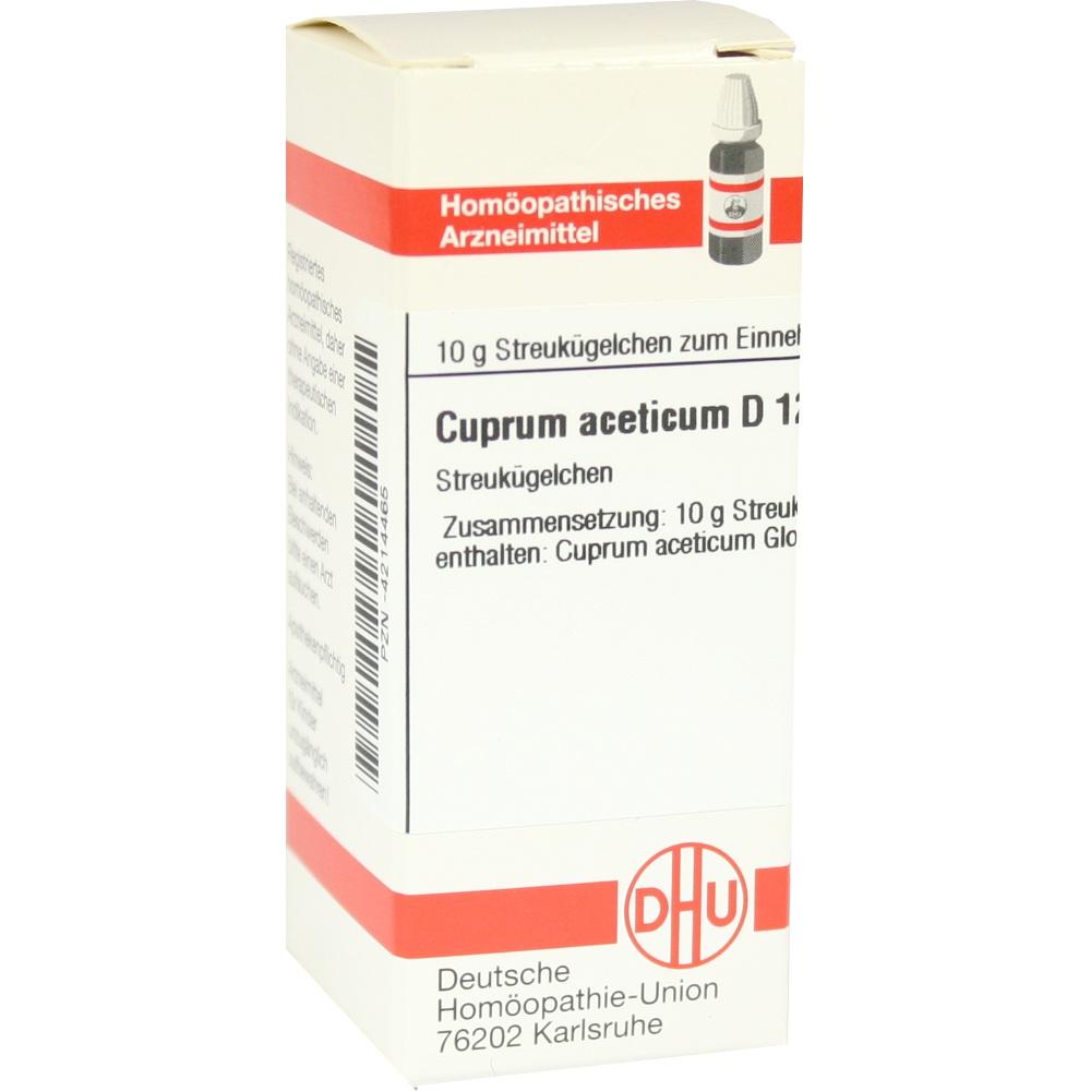 CUPRUM ACETICUM D 12 Globuli 10 g Globuli