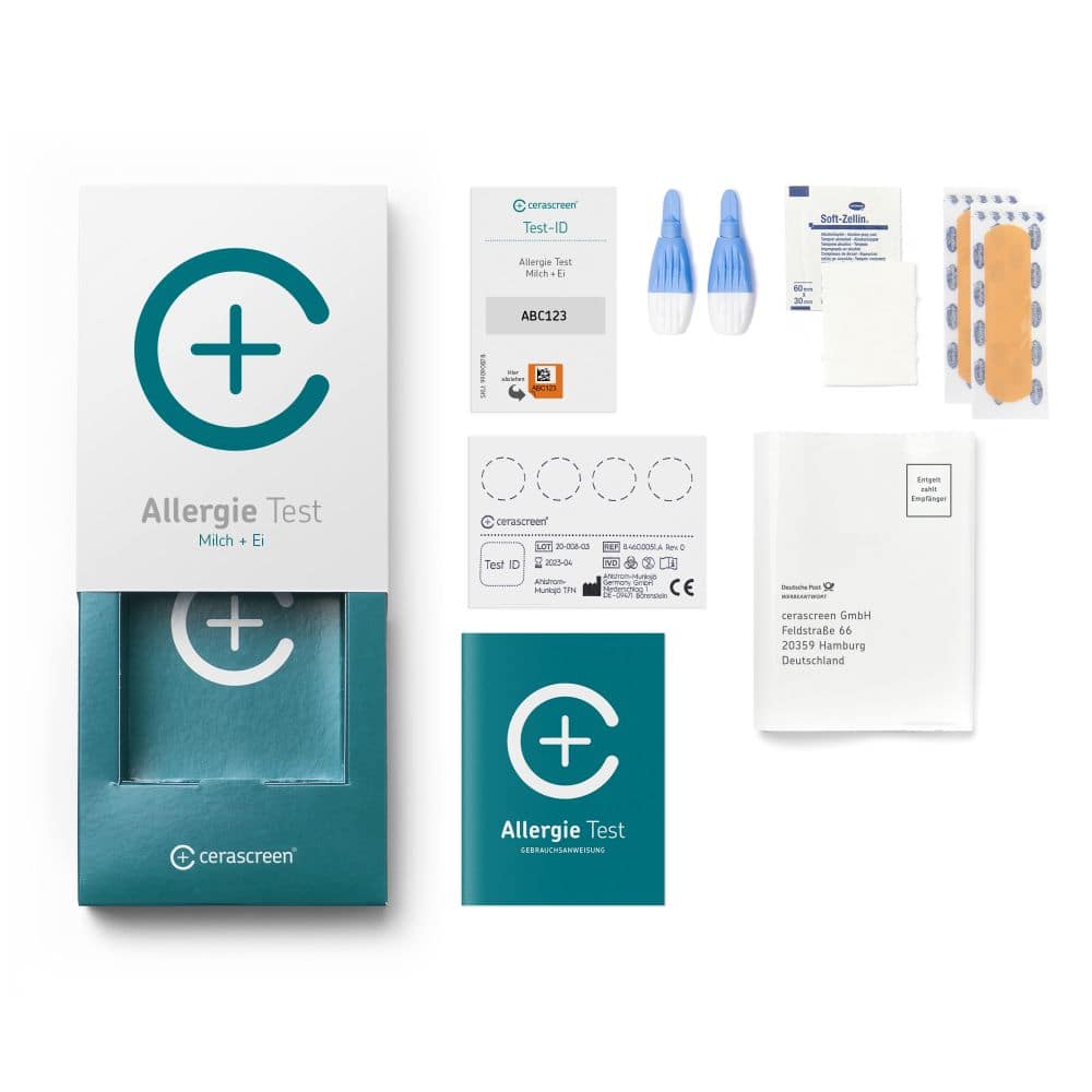 cerascreen Allergie-Testkit Milch & Ei 1 St Test