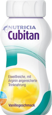 NUTRICIA Cubitan Vanillegeschmack 4X200 ml Flüssigkeit