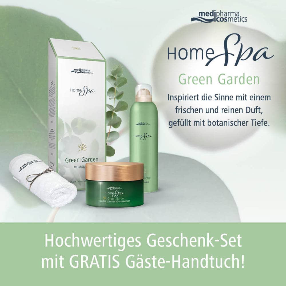medipharma HomeSpa Geschenkset Green Garden 1 St Kombipackung