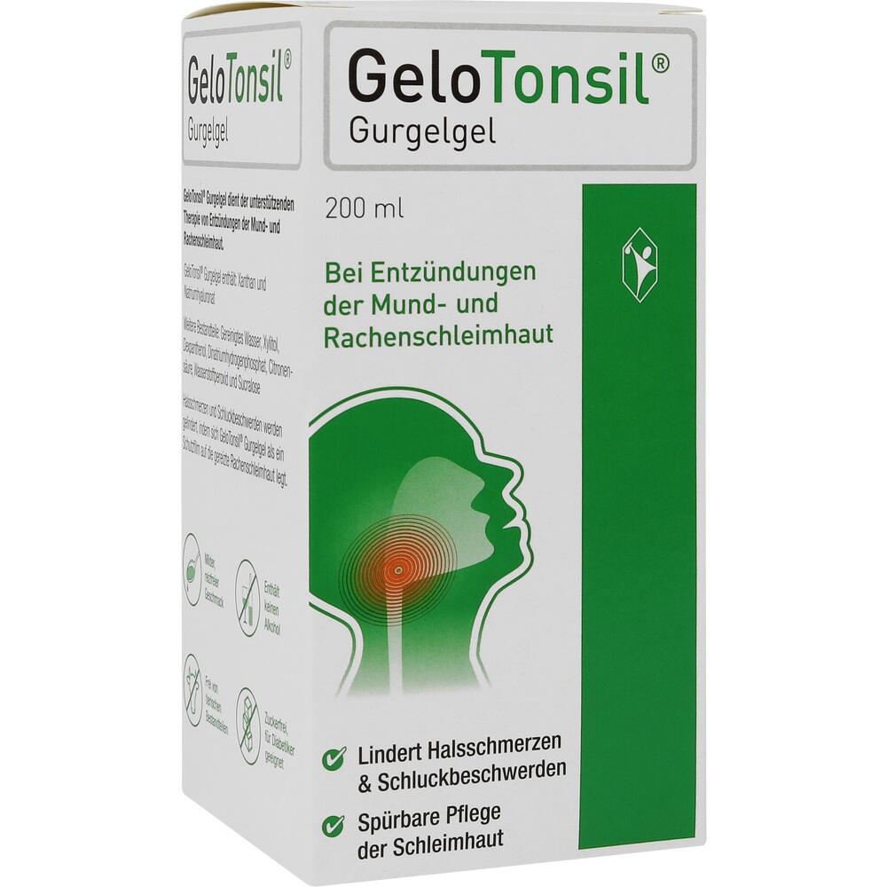 GeloTonsil Gurgelgel lindert Halsschmerzen & Schluckbeschwerden 200 ml 200 ml Gurgellösung