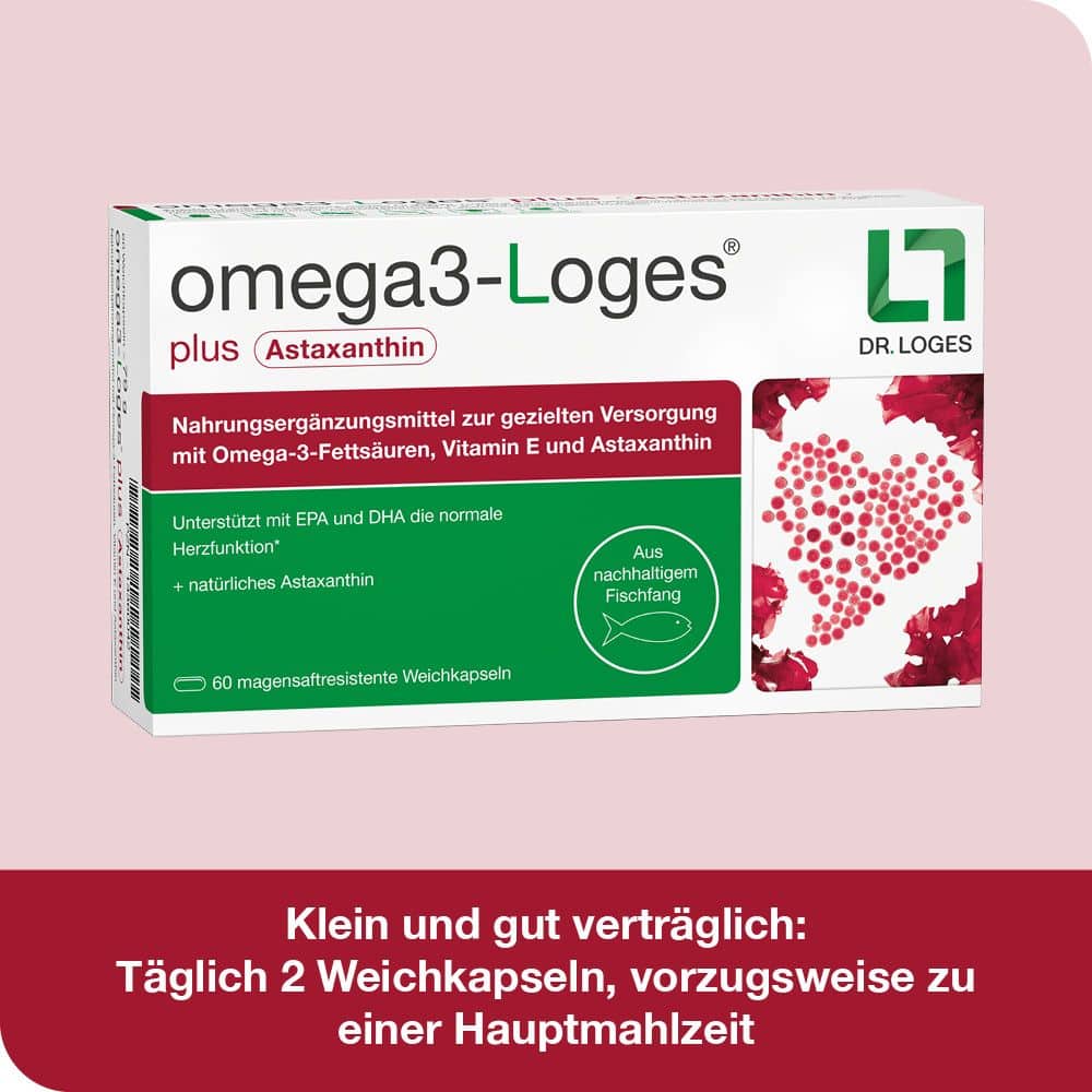 omega3-Loges plus Astaxanthin 120 St Kapseln