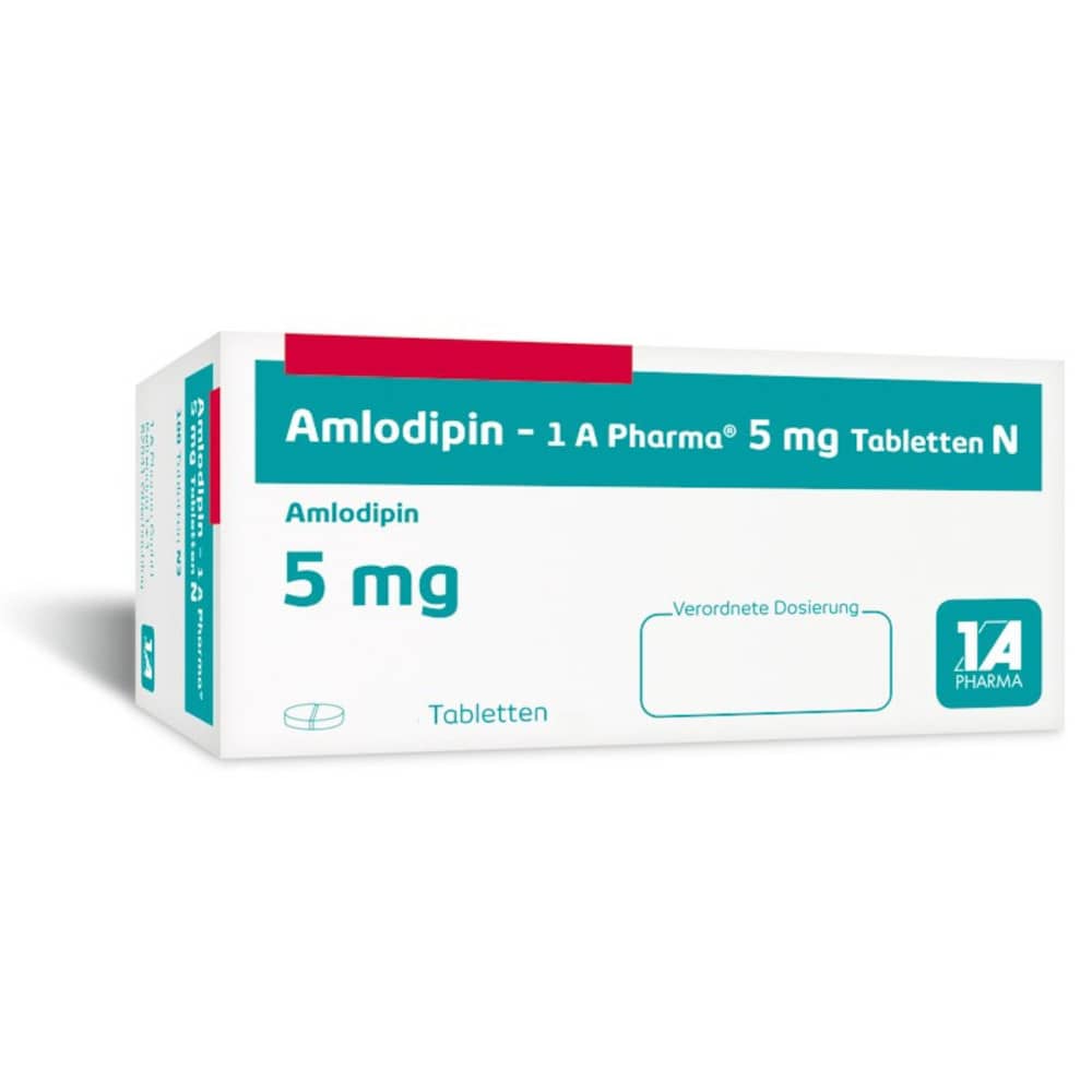 Amlodipin-1A Pharma 5mg N 20 St Tabletten