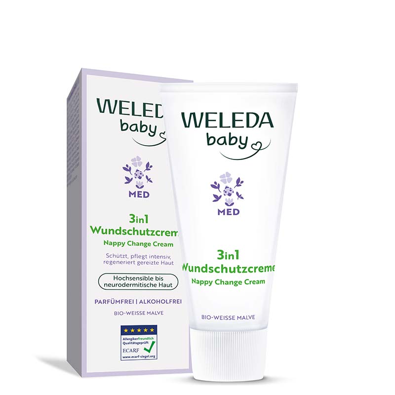 Weleda Baby 3in1 Wundschutzcreme weiße Malve 50 ml Creme